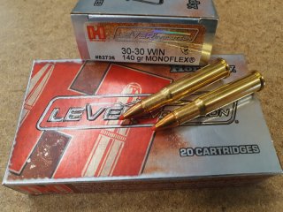 .30-30/140grs Monoflex Bleifrei Hornady Leverevolution 20 stk. No. 82736 #SSZ Berka