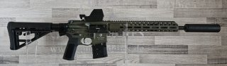 Neuware vom Fachhandel - Schmeisser AR-15 M4FL OD Green 14,5" Kal. .223Rem. - Komplettset