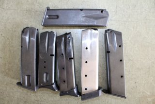 Konvolut ( 6 Stück) gebrauchte Magazine für Pistolen Kal. 9mmP
