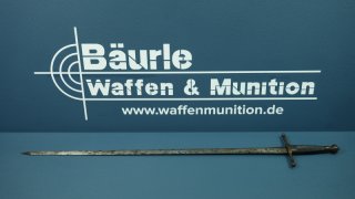 Blankwaffe, Galerieschwert von unbekannter Herkunft; Kein Bajonett