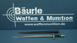 Bajonett für Steyr Mannlicher M1886 mit Scheide; Kein K98 Bajonett
