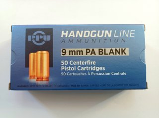 PPU - Platzpatronen cal. 9mm P.A.K.
