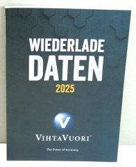 1 x VIHTAVUORI Wiederladedaten 2025 Zentralfeuermunition 139 Seiten Ladedaten Büchse KW + SCHROT !