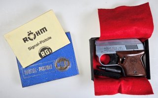 original RÖHM, OVP, RG 3 (Verchromt?), 6mm Flob.Knall