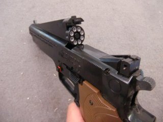 CO2 Pistole CROSMAN 1008 Repeatair Diabolo F funktionsgeprüft und dicht