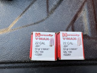 Hornady Geschosse .224 50 Grain V-Max