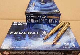 .30-06/150 grs. Federal Power Shok 100 stk. No. 3006A