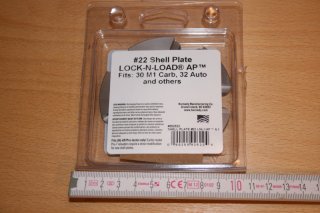 HORNADY LnL Kaliberplatte Nr22