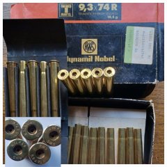 9,3x74 R Hülsen / RWS in Orginalverpackung