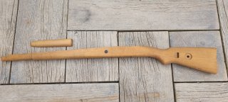 GewehrSchäft, Mauser K98 , kolben frühe Art des BeschlagensTOP Repro !!!