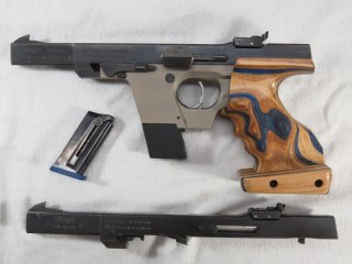 Sport - Matchpistole Walther GSP Kal. 32S&W mit Wechselsystem Kal. 22L.r. Linksgriff F.
