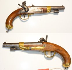 französische Militärpistole 1822 T bis