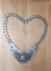 WEIMARER REPUBLIK STAHLHELM GLATZ VETERANS GORGET