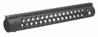 Neuer AR 15 Vorderschaft Troy Alpha Rail 15" Free-Float AR-15/M16 Handguard, Schwarz