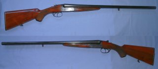 KLASSISCHE MIROKU QUERFLINTE / DOPPELFLINTE KAL. 12/70 – WERTARBEIT FÜR JAGD UND SPORT
