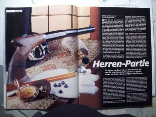 Visier - Heft ** Dedinski Unterhammer Pistole -- Modell Billinghurst **