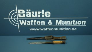 Bajonett erster oder zweiter Weltkrieg / WK 1 / WK 2 - Fundzustand