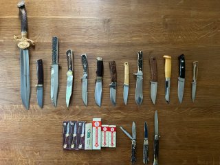 Jagdmessersammlung