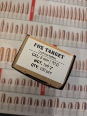FOX Target 8mm .323 Geschosse