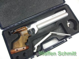 Match-Pressluftpistole Walther LP400, Kaliber 4,5mm. Im Originalkoffer. TOP-Zustand!!!