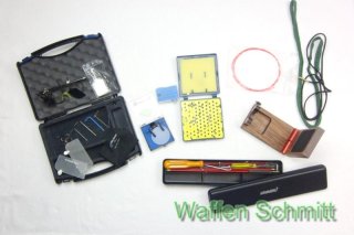 Konvolut für Luft-und KK Gewehre (Pistolenauflage-Schießbrille-Augenklappe-Putzzeug)!!!