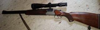 Bockbüchsflinte Simson Suhl Mod. 85 Jagd im Kaliber 12/70-8x57IRS mit ZF