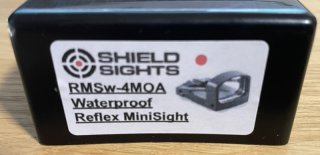 Kompaktes Reflexvisier - Shield Sights RMSw-4MOA Waterproof Reflex MiniSight mit Adapter für Shadow2