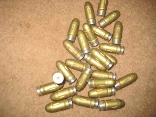 Colt 1911, Pufferpatronen Kaliber .45ACP