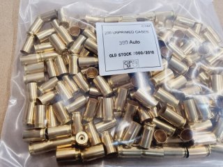 .380 Auto/9mm kurz neue Boxer-Hülsen PPU 200 Stk. #C-144#