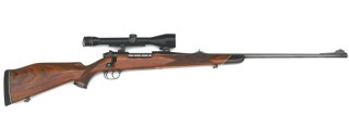 Repetierbüchse Jagdgewehr Sauer Weatherby Europa 8x68 Bj. 1972, mit Zoom-ZF Hertel & Reuss, tiptop!