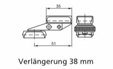 ERA Recknagel Schwenkmontage für Zeiss Innenschiene mit G9 auf 14,5 Basis