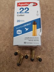 .22LR 20grs Aguila Colibri 500 Stk. 128m/sec. # SSZ Berka