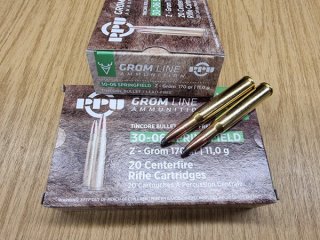.30-06/170 grs. Z-Grom bleifrei A-628 PPU 20 stk. # SSZ Berka