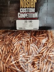 .224/80grs HPBT Nosler Competition Geschosse 100 stk #49563# SSZ Berka
