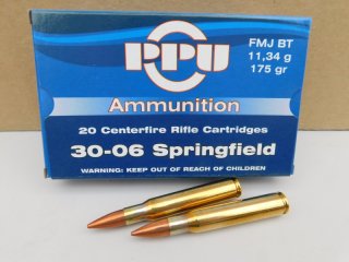 .30-06/175grs. Springfield PPU FMJBT 100 Stk. A-449# SSZ Berka