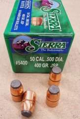 .50-.500/400grs Sierra JSP Geschosse No.5400 50 stk. # SSZ Berka