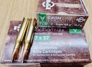 7x57/158grs. Z-Grom A-649 PPU 20 stk. bleifrei !!! # SSZ Berka