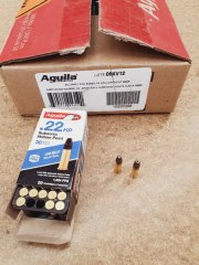 .22LR 38grs Aguila Subsonic Hollow Point 1000 Stk. # SSZ Berka