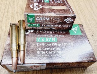 7x57R/158grs. Z-Grom A-651 PPU 20 stk. bleifrei ! # SSZ Berka