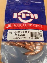 .224/55grs PPU SP 1000 Stk. Geschosse B-132 Angebot!!# SSZ Berka