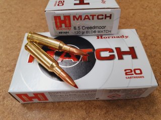 6,5Creedmoor/120grs ELD Match Hornady 20 stk. No. 81491 # SSZ Berka