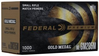 Federal Zündhütchen Gold Medal Nr.205M Small Rifle - 1000St.