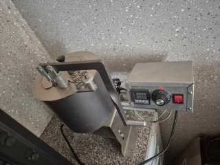 Elektrische Geschossgießmaschine mit Pedersoli Kokille .447 Minié
