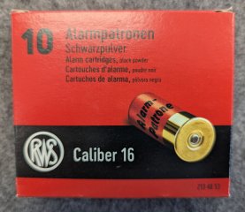150x Alarmpatronen Kal. 16 Schwarzpulver