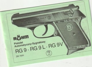 Bedienanleitung für Röhm RG 9 / RG 9 L / RG 9 V
