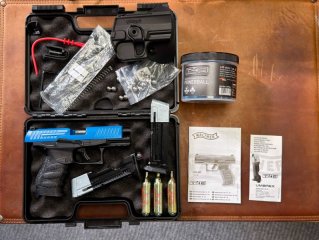 Walther RAM PPQ M2 / T4E Umarex .43 (Blau) – Komplettset inkl. Emergency-Magazin & Koffer & Zubehör