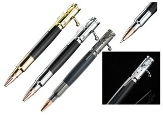 Kugelschreiber im Patronendesign mit Repetiermechanik