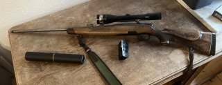 Steyr Mannlicher Modell S .300 WinMag inkl. Stalon WM145 Schalldämpfer & Zeiss Diavari Z 2,5-10x52 +