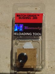 Hornady Match Grade Bushing .289