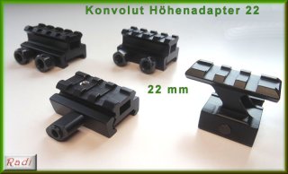 Höhenadapter 22 mm